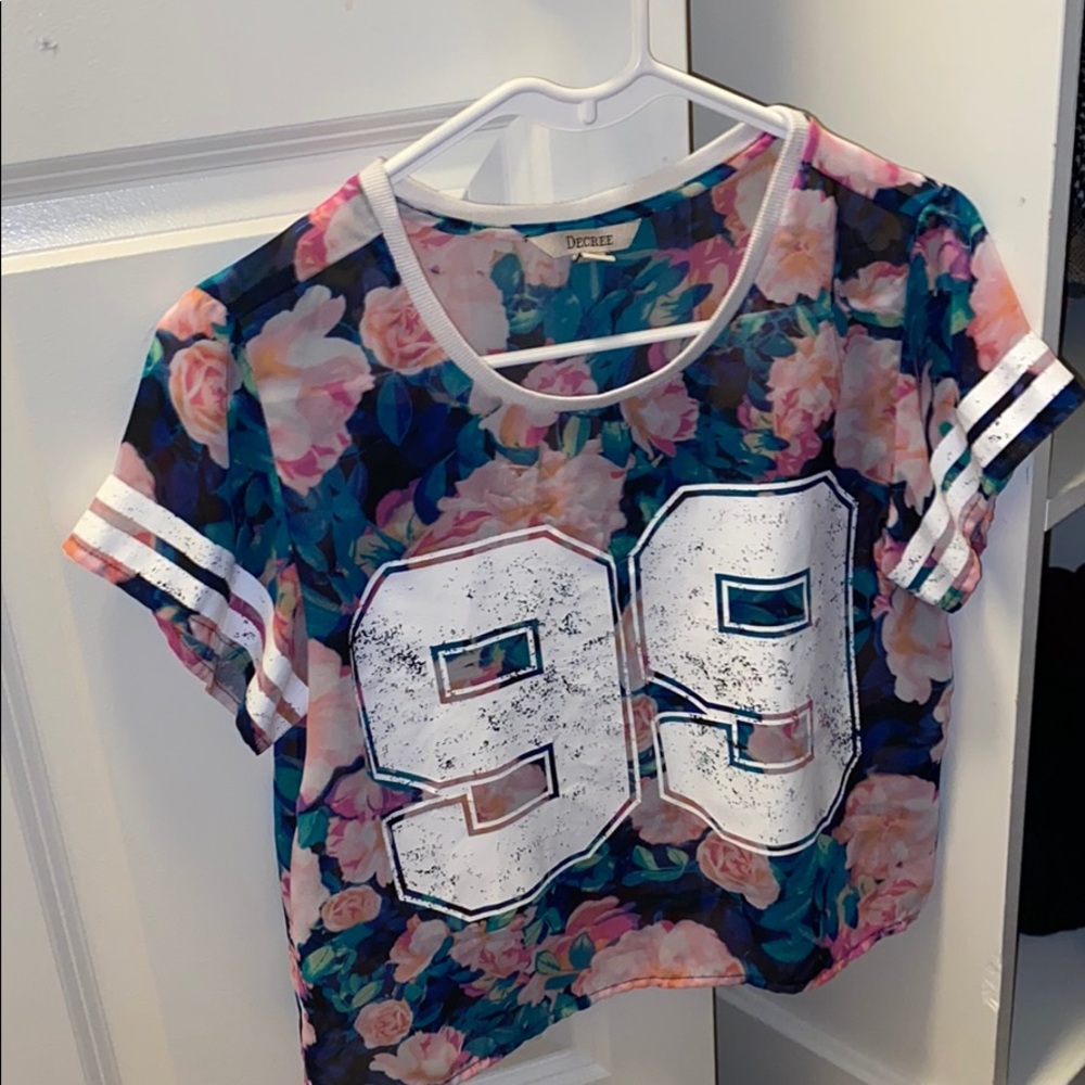 Floral tee